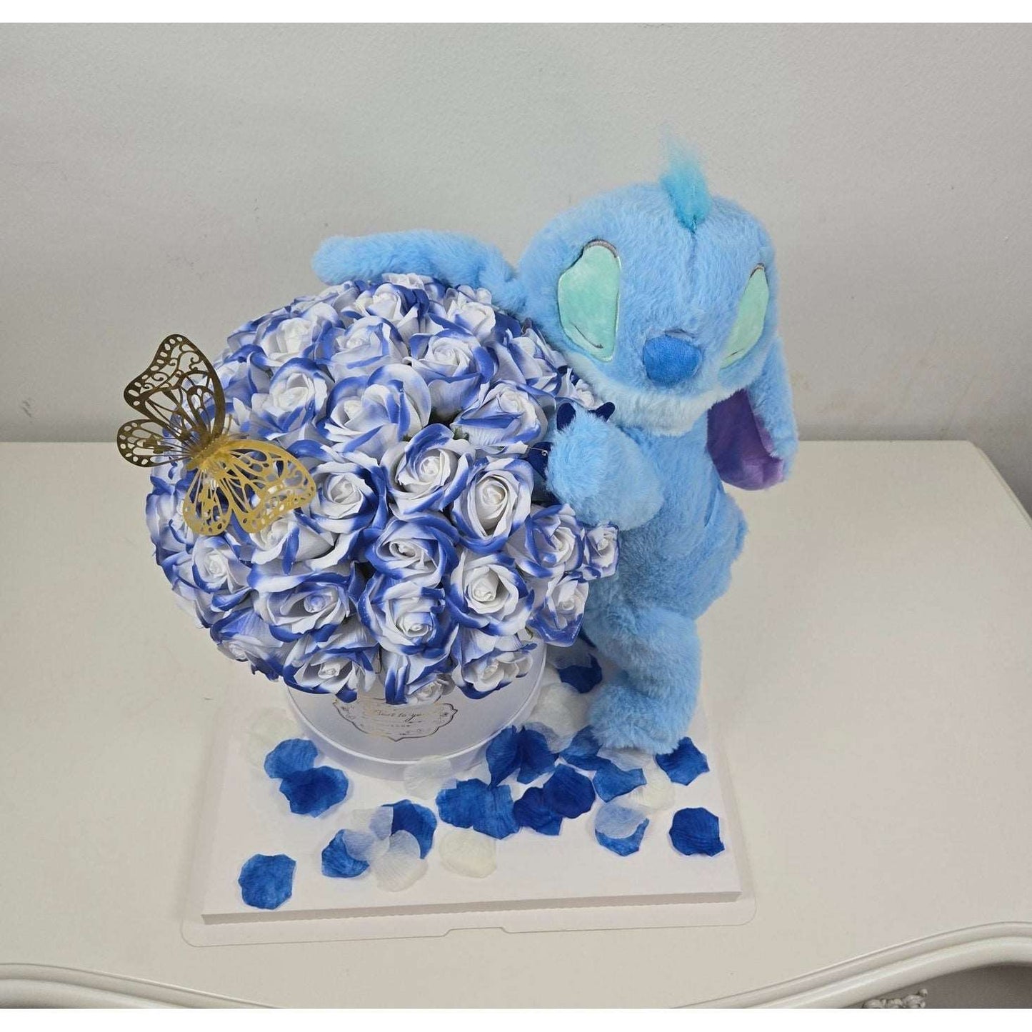 Blue Stitch Bouquet