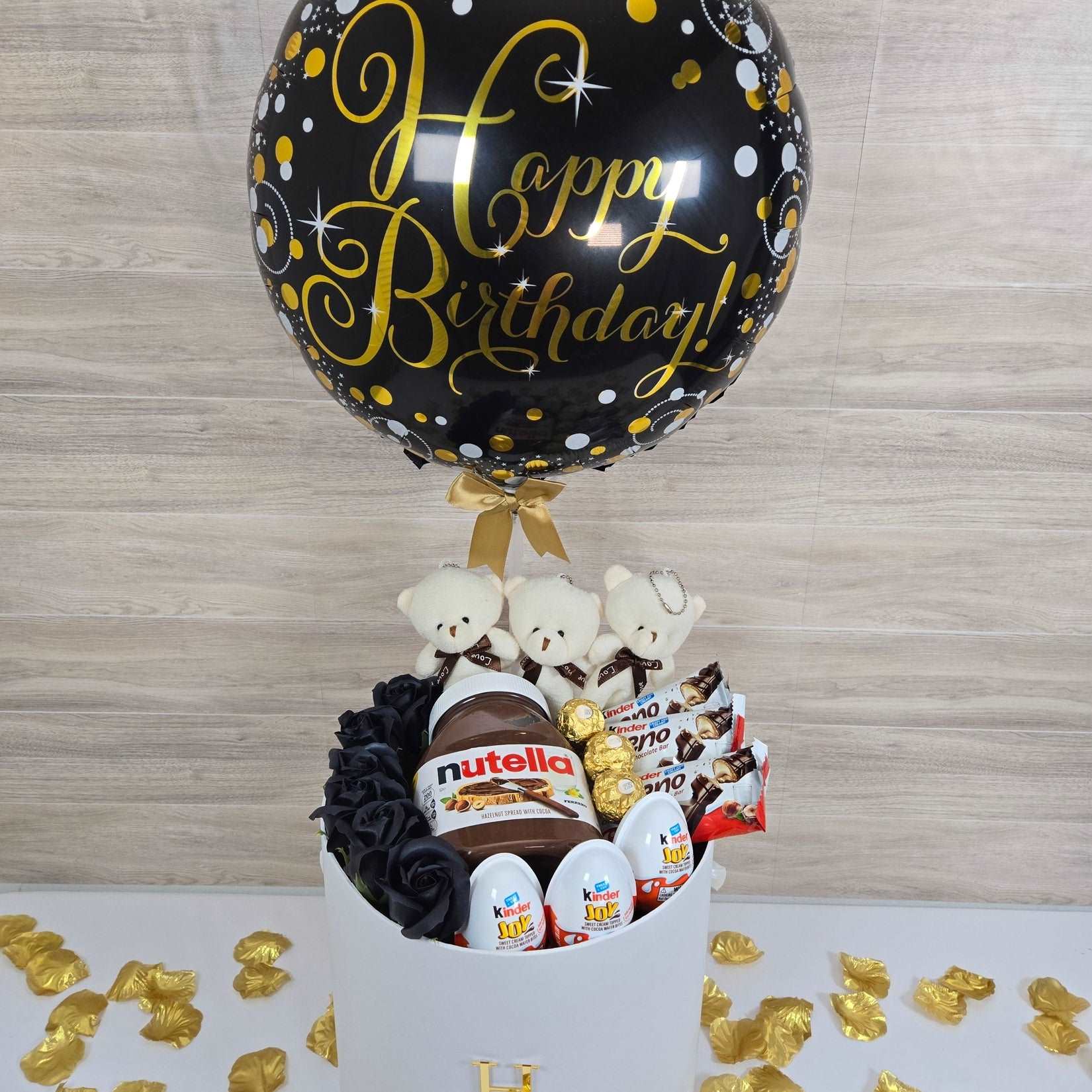 Gold Chocolate Birthday Bouquet