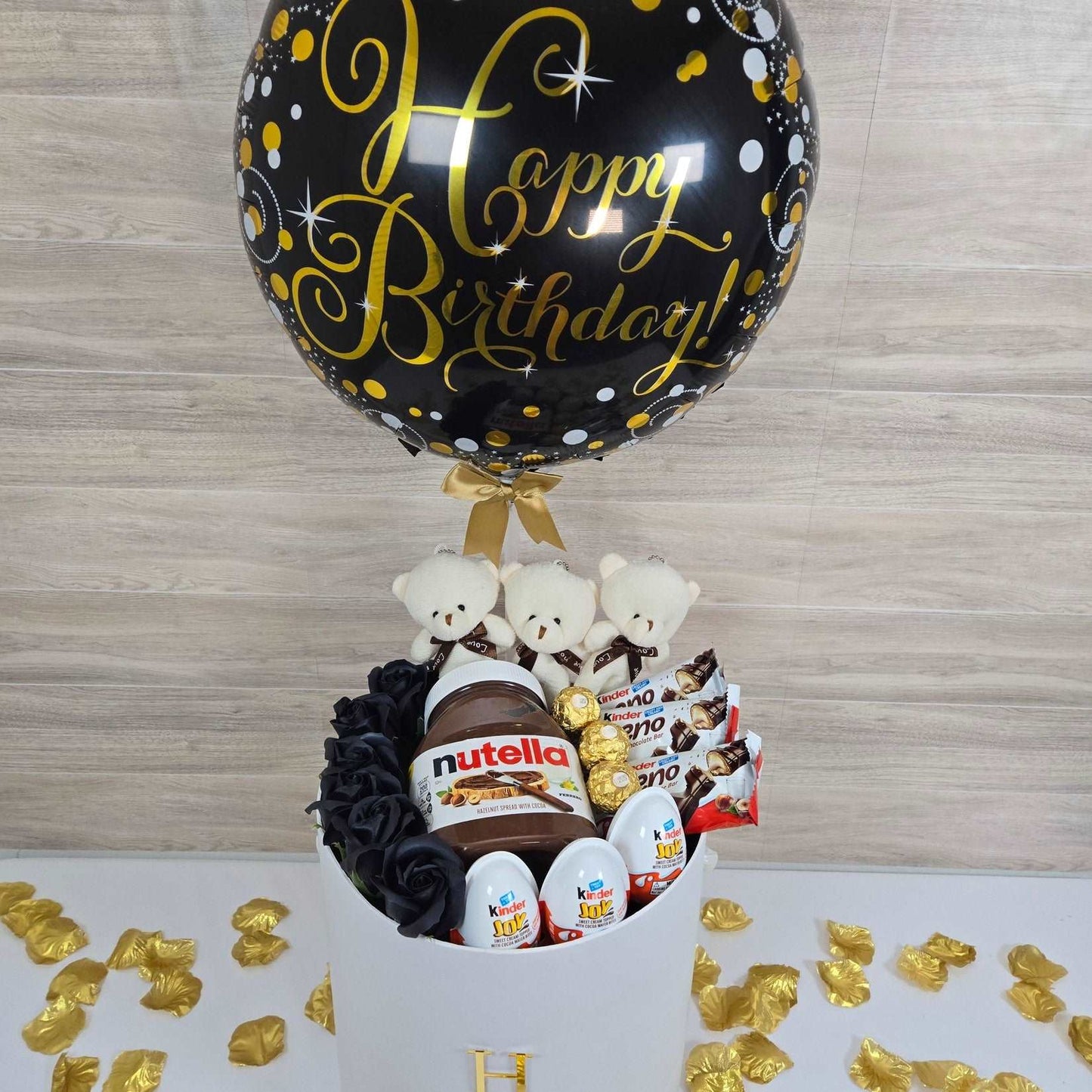 Gold Chocolate Birthday Bouquet