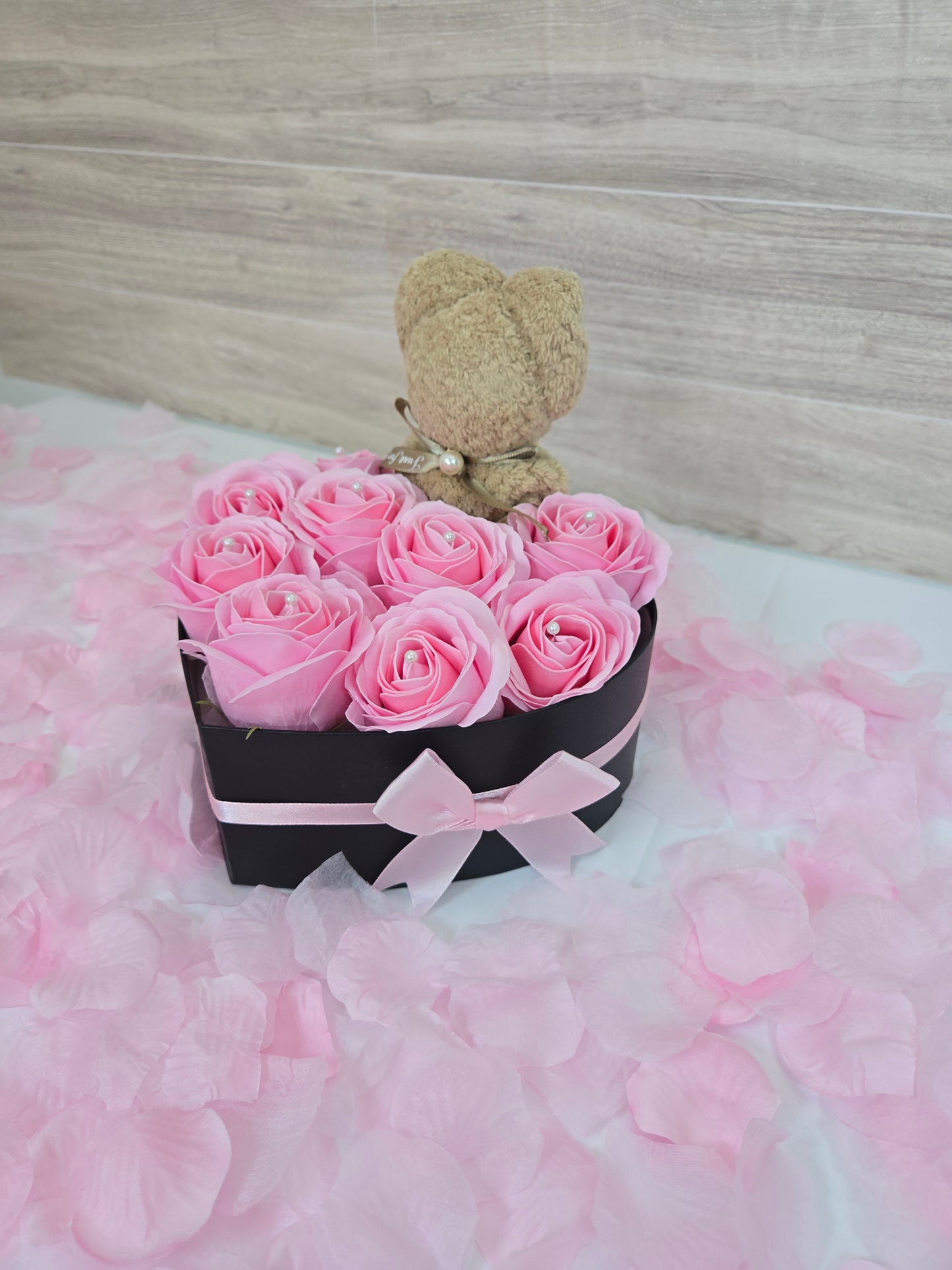 Small Rose heart box - Amor in a Box