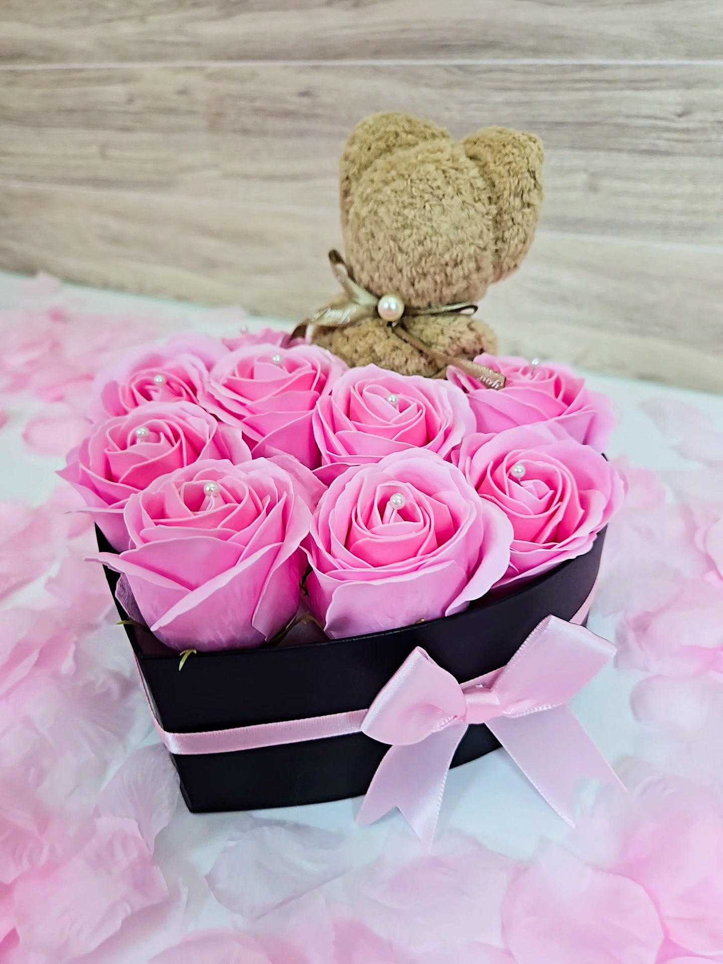 Small Rose heart box - Amor in a Box