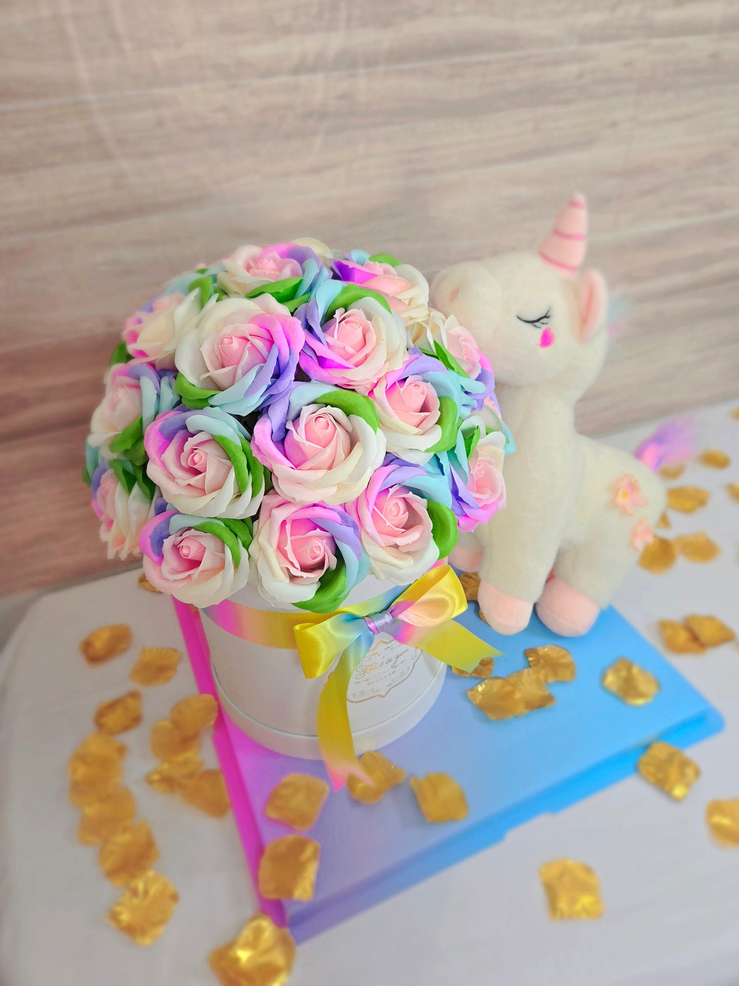 Unicorn Flower Bouquet - Amor in a Box