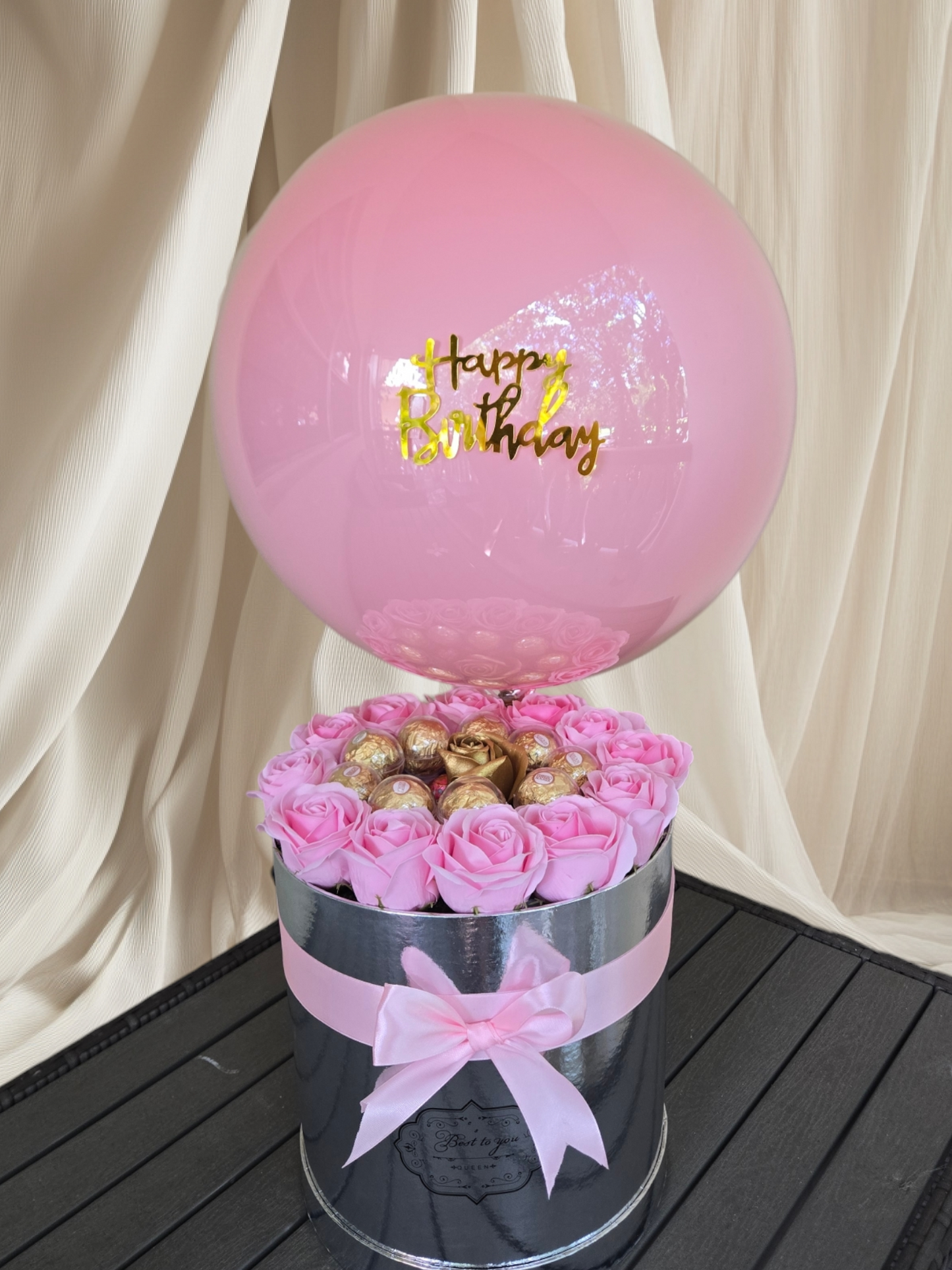 Happy Birthday Balloon Bouquet - Amor in a Box